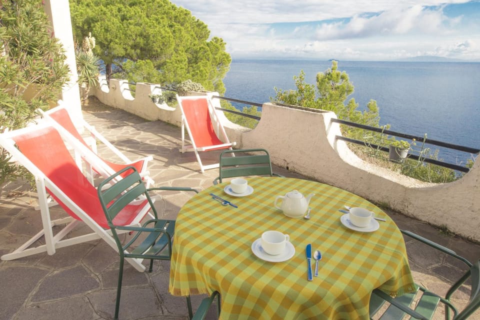 Patio, Day, Natural landscape, View (from property/room), Balcony/Terrace, Seating area, Dining area, Sea view, sunbed