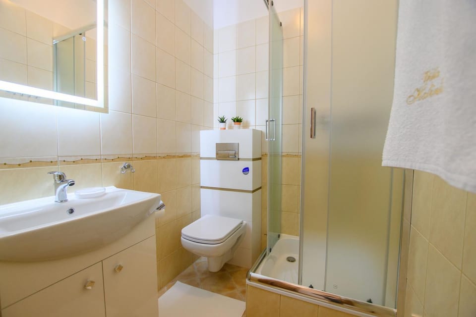 Shower, Toilet, Bathroom, towels