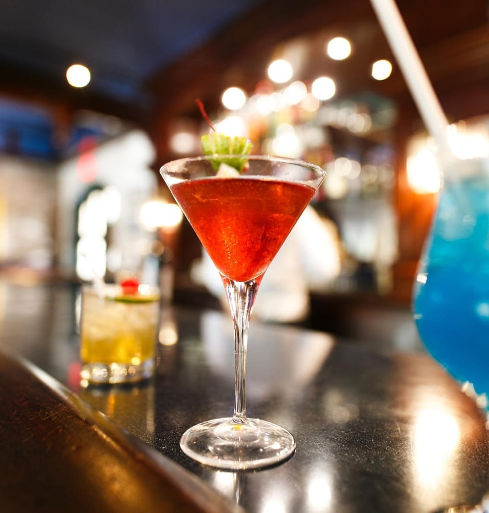 Restaurant/places to eat, Alcoholic drinks