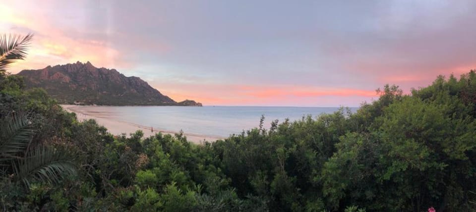 Natural landscape, Sea view, Sunset