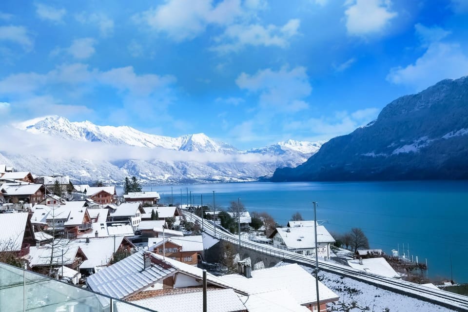 Day, Winter, View (from property/room), View (from property/room), Lake view, Mountain view, Sea view