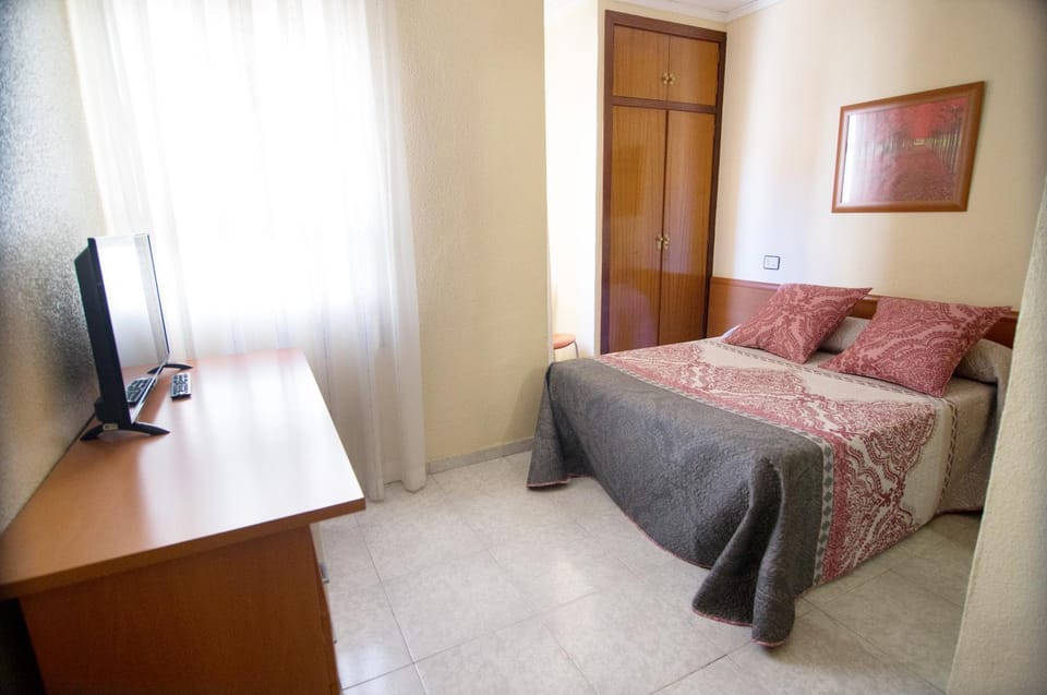 Staff, Bed, TV and multimedia, Photo of the whole room, Decorative detail, Bedroom, Pets, Street view, Drinks