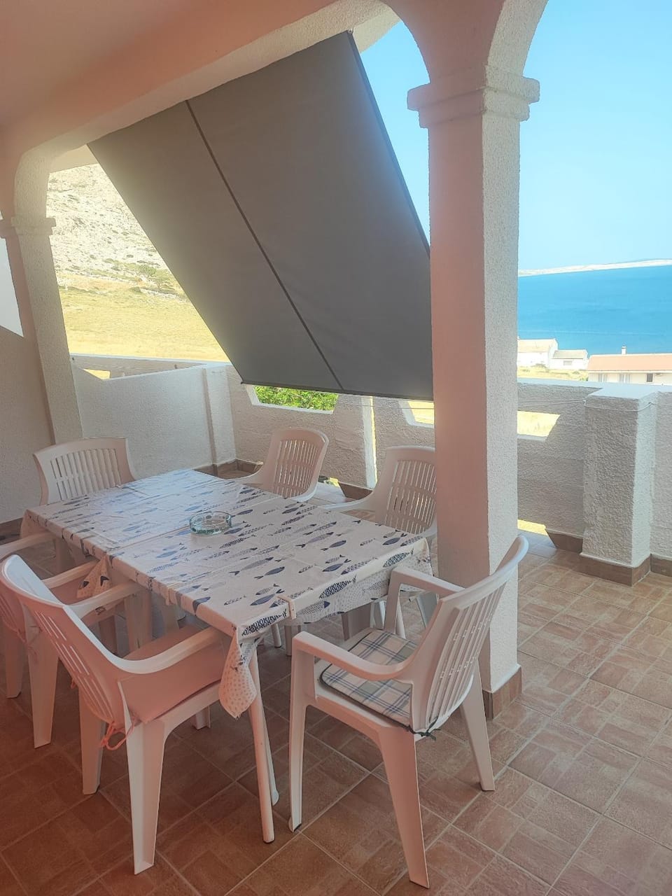 View (from property/room), Balcony/Terrace, Seating area, Sea view