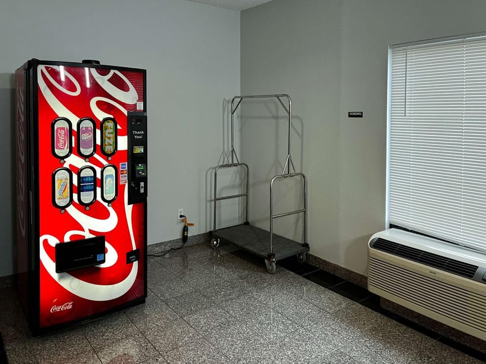 Property building, vending machine