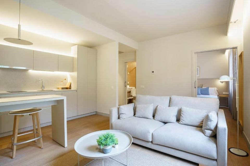 Kitchen or kitchenette, Living room
