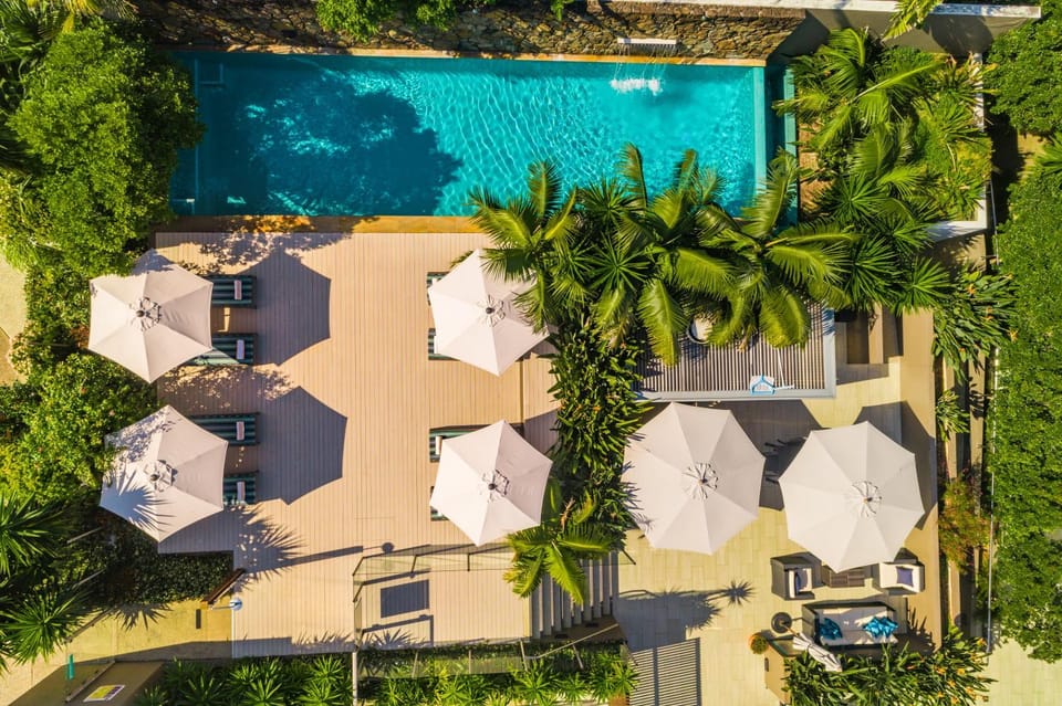Bird's eye view, Swimming pool