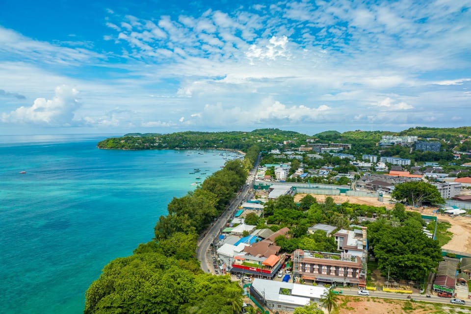 Nearby landmark, Day, Natural landscape, Bird's eye view, Beach, City view, Lake view, Mountain view, Sea view