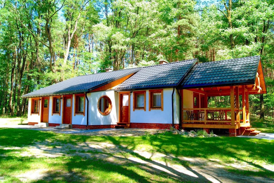 3pokoje - Domek lub Pokój pod lasem na odludziu, jacuzzi, sauna, kominek, Roztocze House in Lviv Oblast