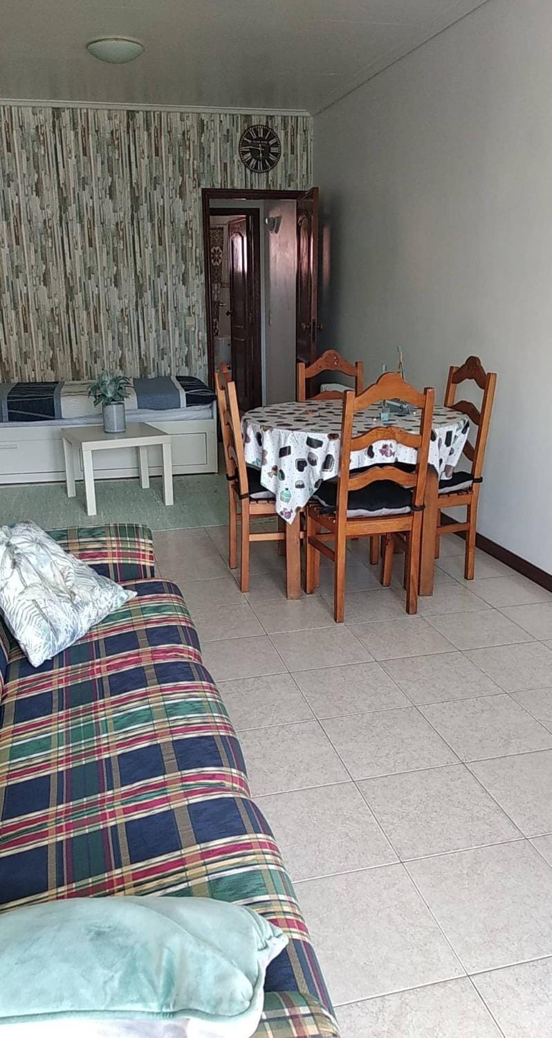 Property building, Bed, Living room