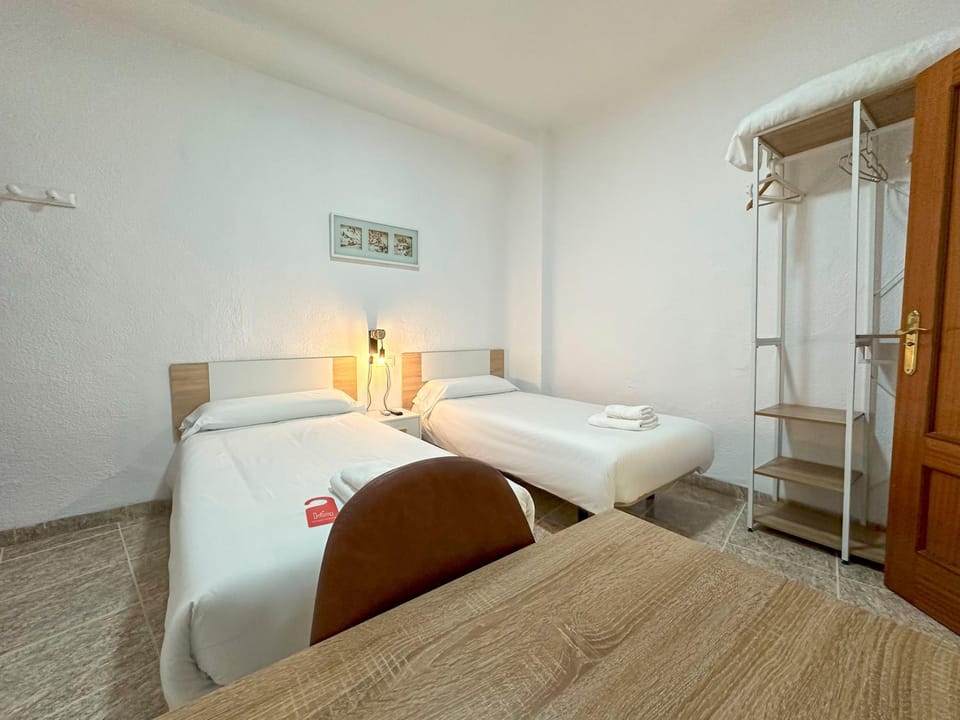 Bed, Photo of the whole room, Bedroom, towels, wardrobe