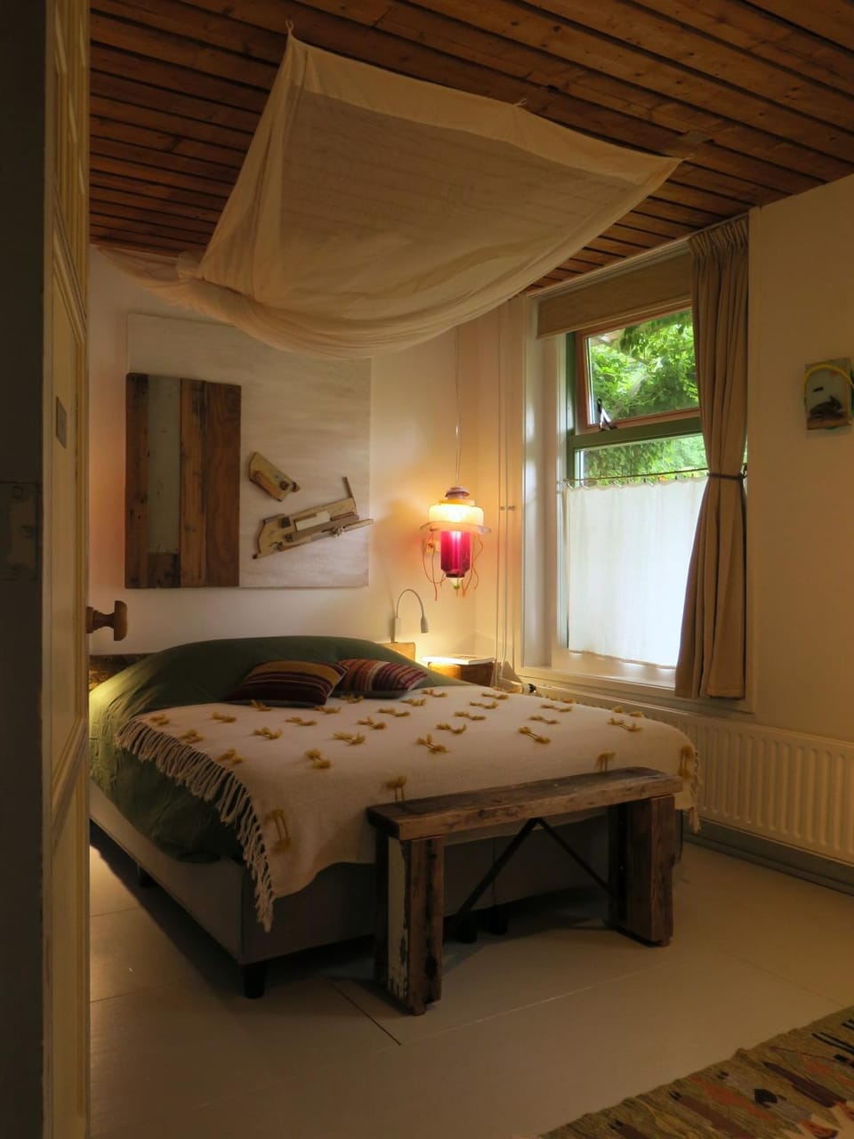 View (from property/room), Bedroom, Inner courtyard view