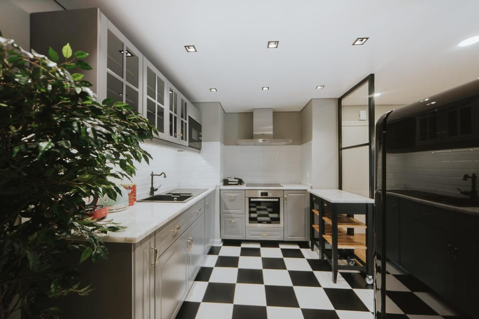 Decorative detail, Communal kitchen