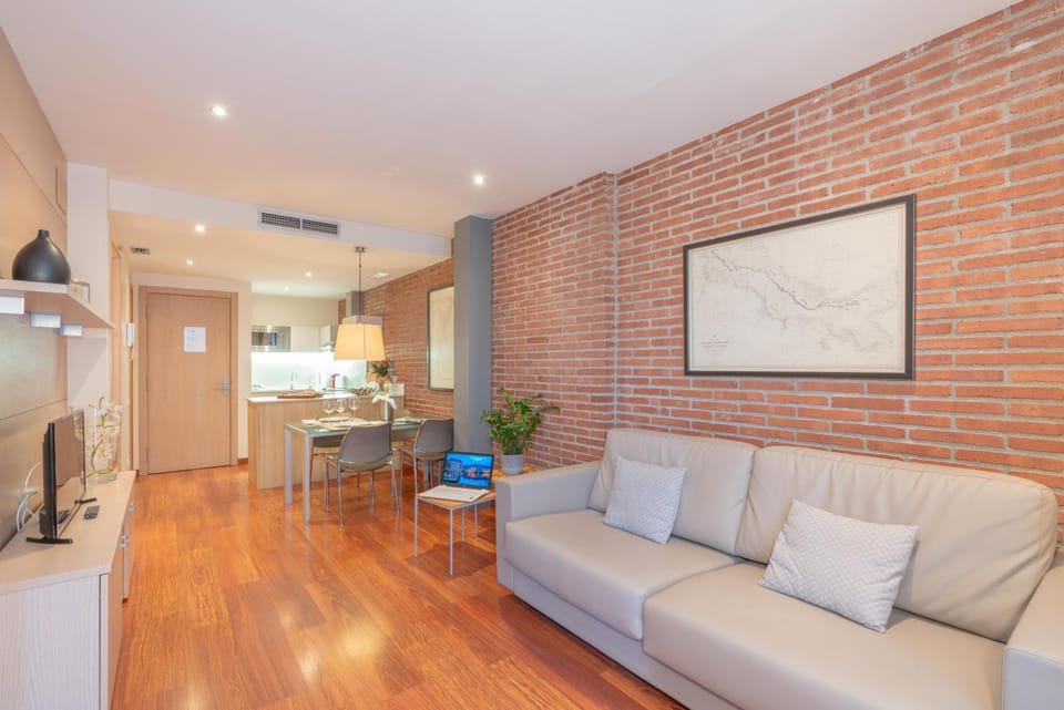 Kitchen or kitchenette, Living room, Dining area