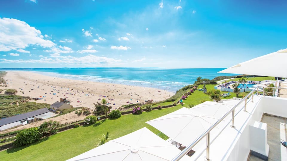 Spring, Summer, Garden, Sea view