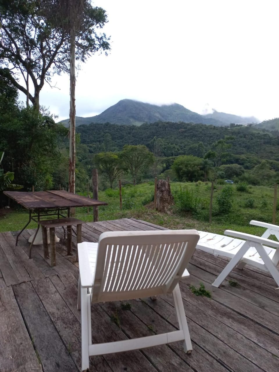 Patio, Mountain view