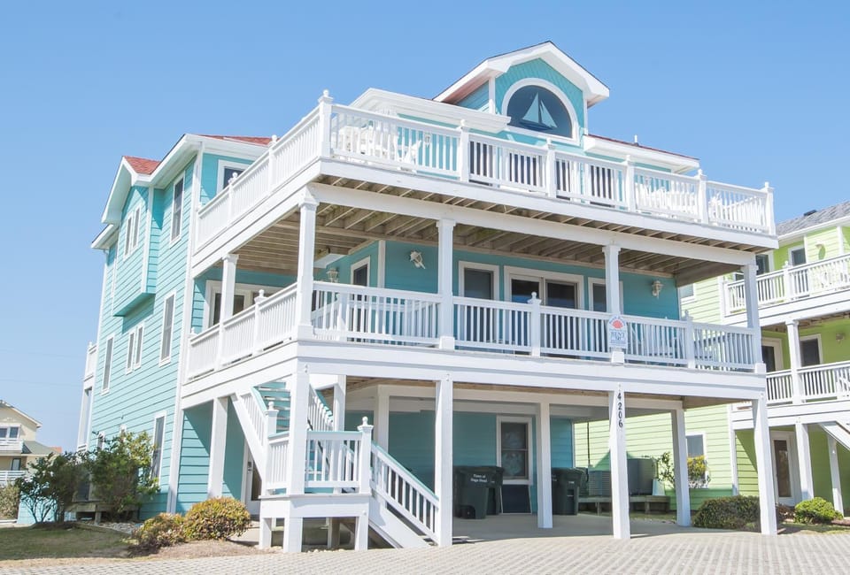 Jockey's Ridge Haven - NH MP 13, Pool-Open Now for 2026, Cabana, Hot Tub, Pets OK, YR Flex Stays House in Nags Head