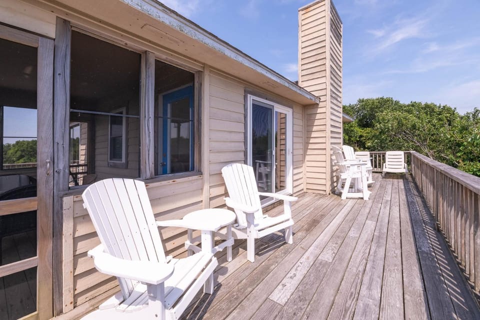 Persimmon - Duck, Sanderling, Ocean View, 65 Yds to Beach, Community Pool, Tennis, Flex Stays House in Duck