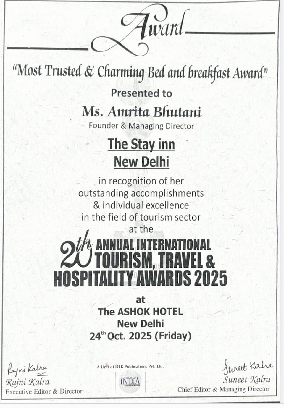 The Stay Inn New Delhi Bed and Breakfast in New Delhi