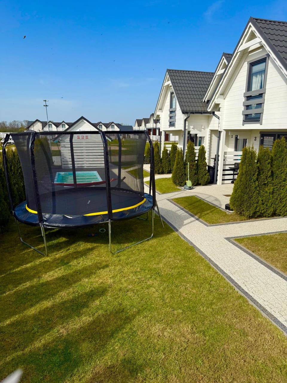 Property building, Natural landscape, Children play ground, Garden, Swimming pool, sunbed