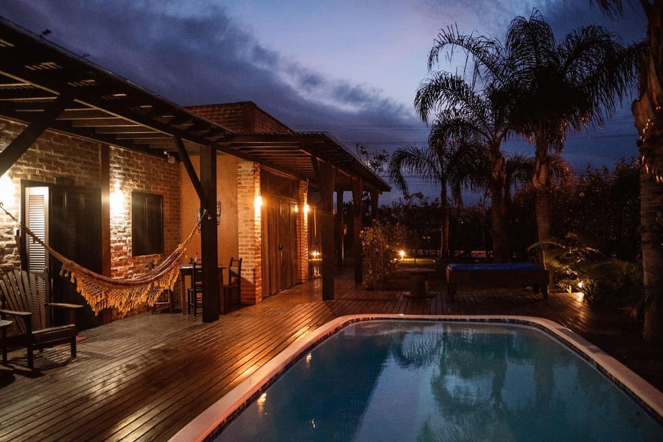 Night, Swimming pool