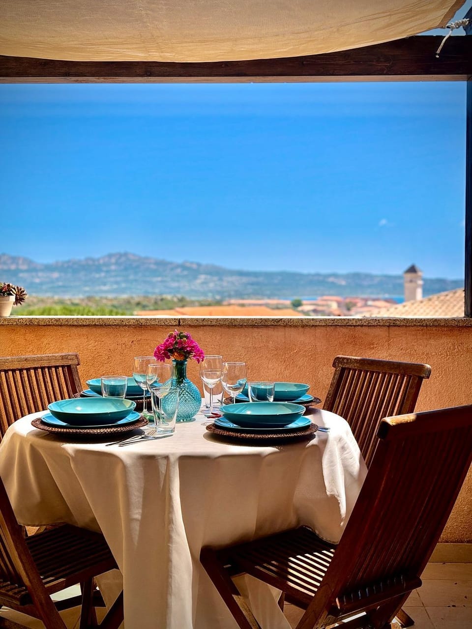 Day, Natural landscape, View (from property/room), Balcony/Terrace, Mountain view, Sea view