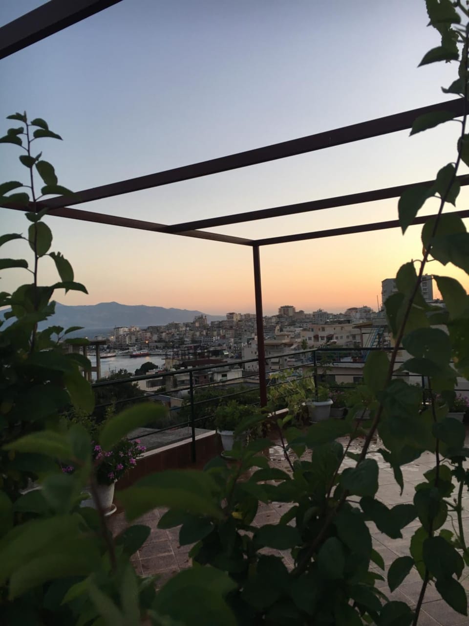 City view, Sunset