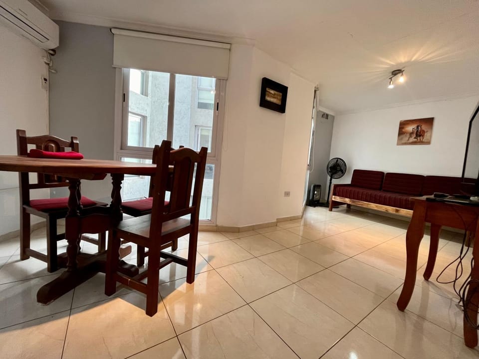 Living room, Seating area, Dining area, air conditioner