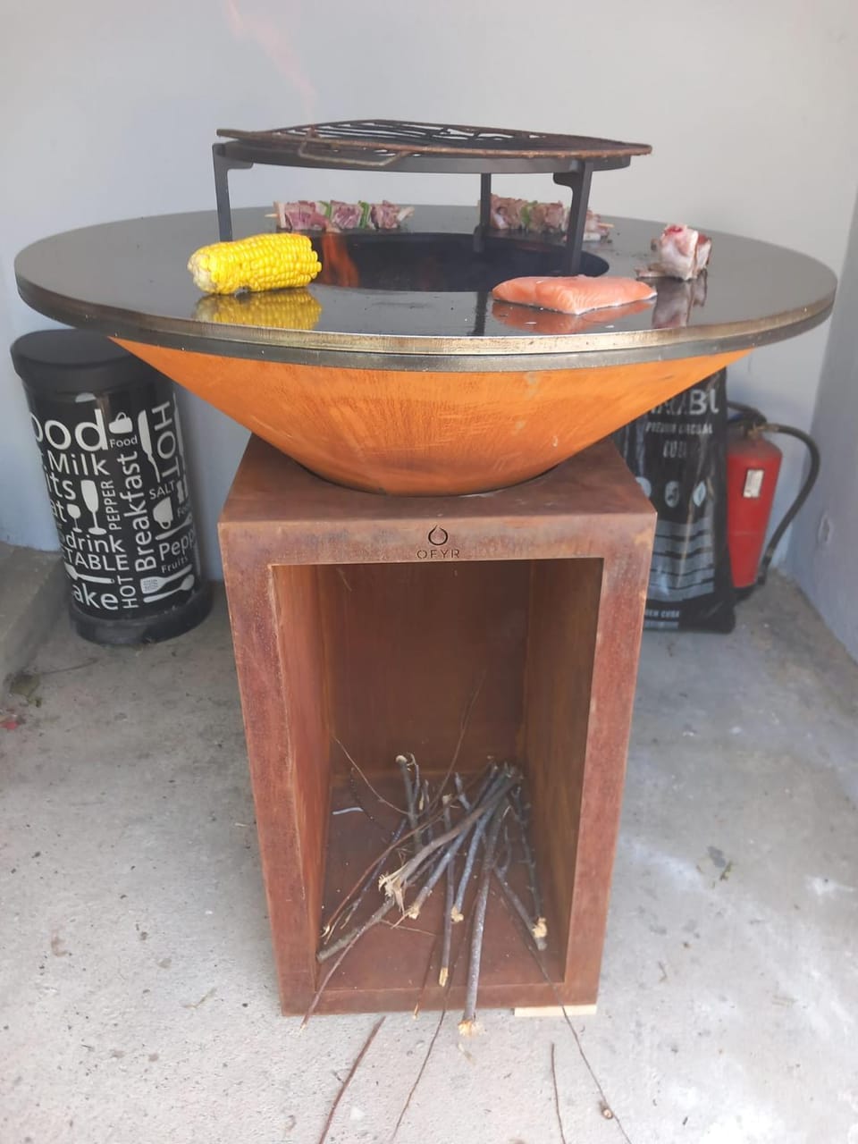 Property building, BBQ facilities
