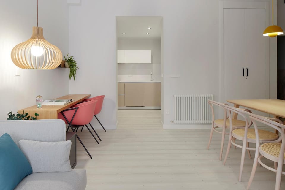 Living room, Seating area, Dining area