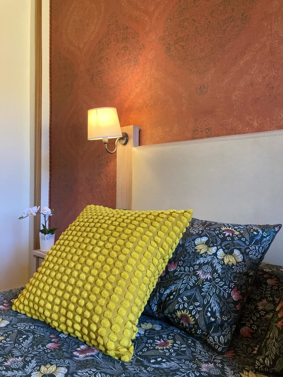 Bed, Decorative detail, Bedroom