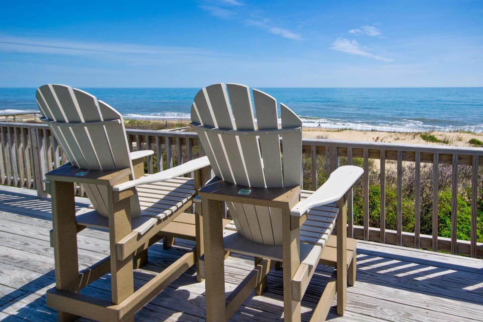 Breakaway - Duck, Sanderling, Oceanfront, Ocean View, Pets OK, Community Pool House in Duck