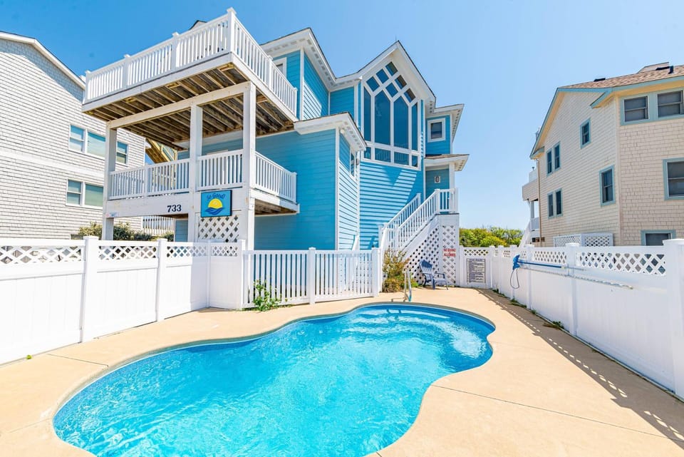 So Good - Corolla, Crown Point, Oceanfront, Ocean View, Pool, Hot Tub, Pool Table House in Corolla