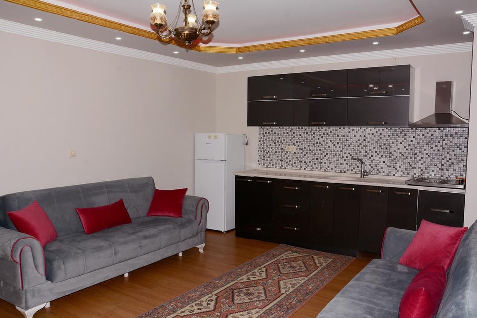 Kitchen or kitchenette, Living room
