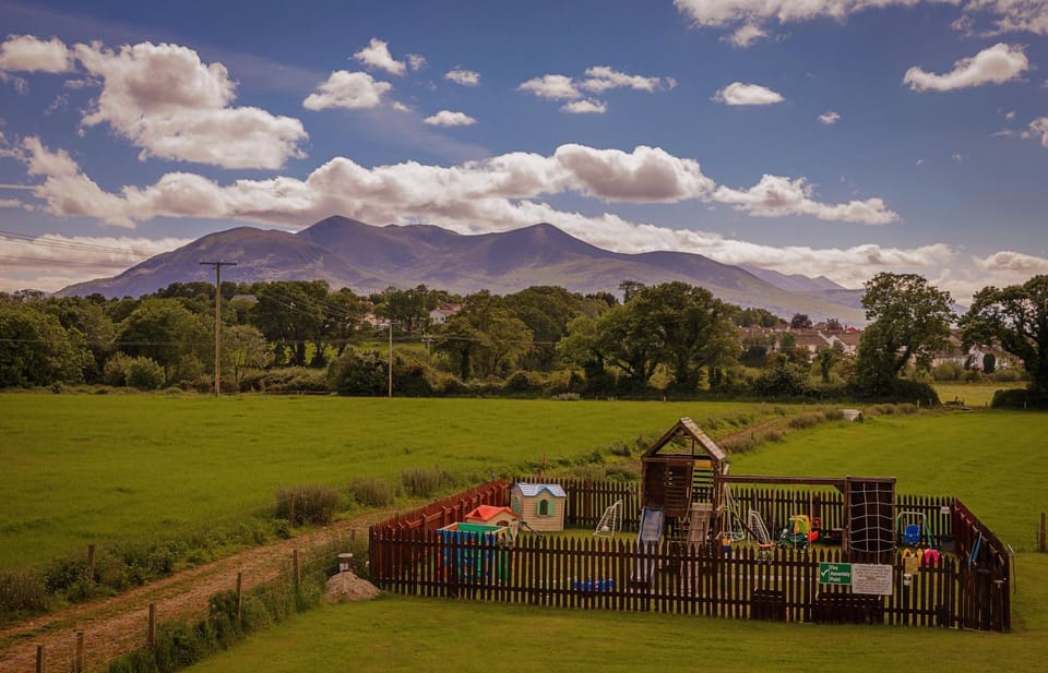 Property building, Children play ground, Garden view