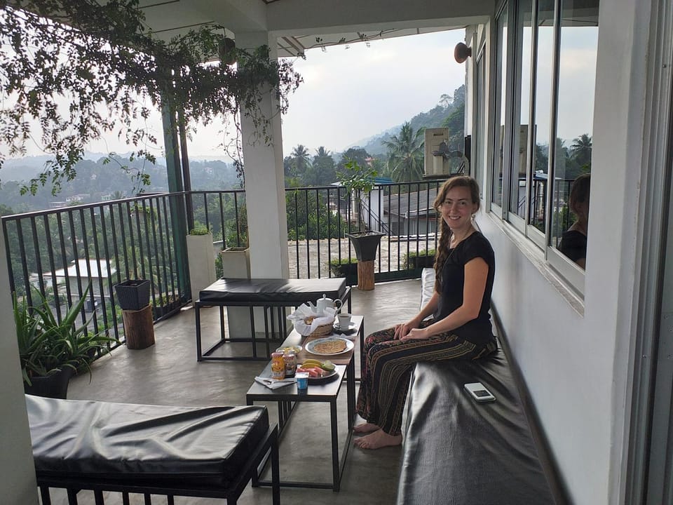 Balcony/Terrace, Seating area, Food