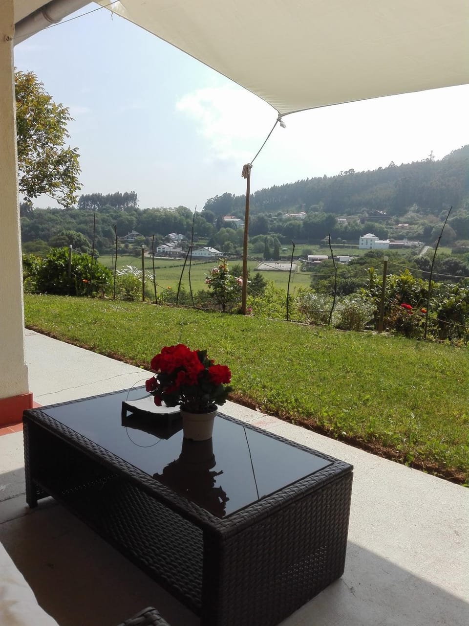 Natural landscape, Garden, Balcony/Terrace, Living room, Garden view, Mountain view