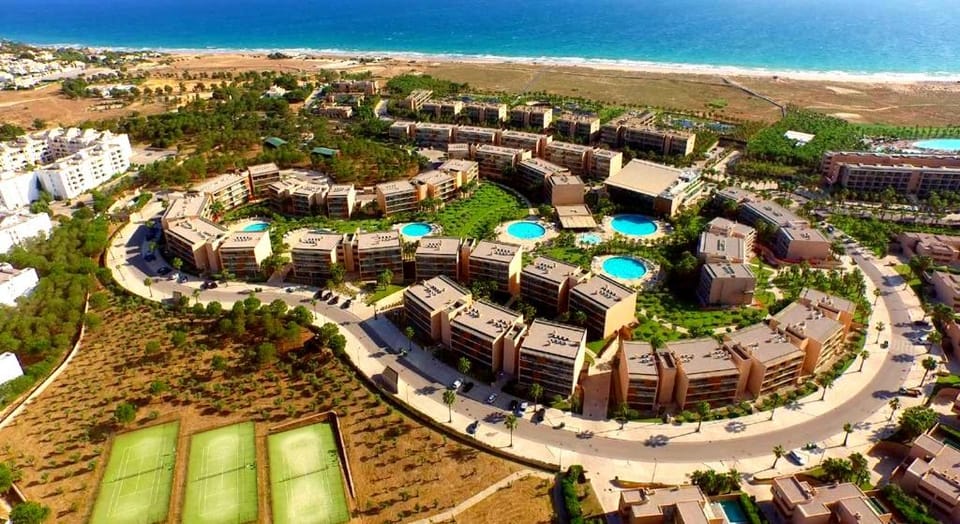 Property building, Nearby landmark, Natural landscape, Bird's eye view, Beach