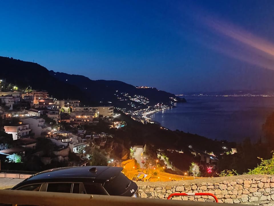 Night, Natural landscape, Mountain view, Sea view