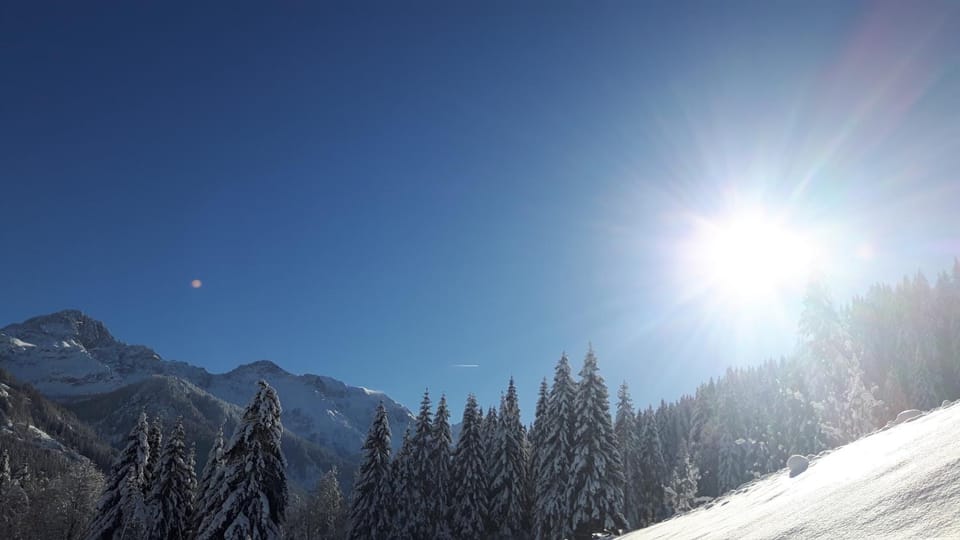 Natural landscape, Winter, On site