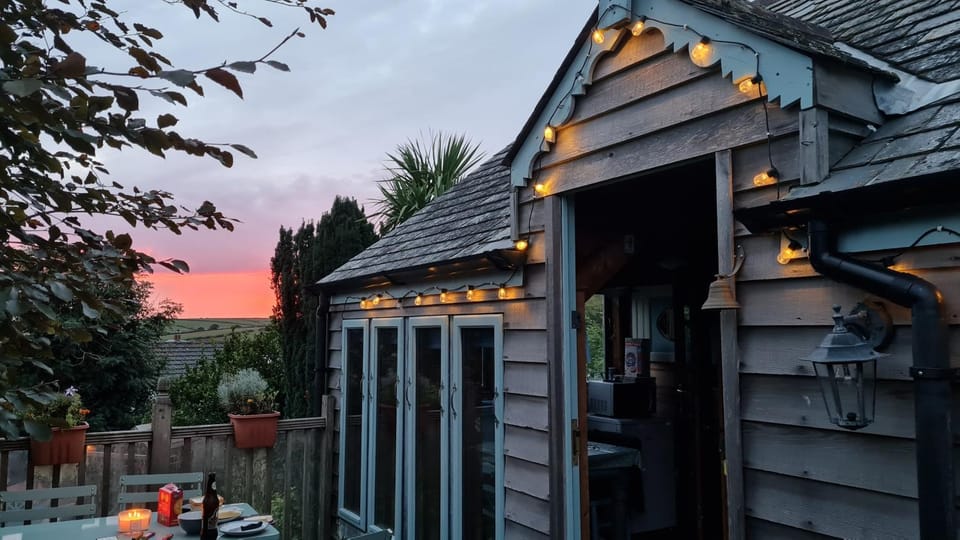 Property building, Sunset