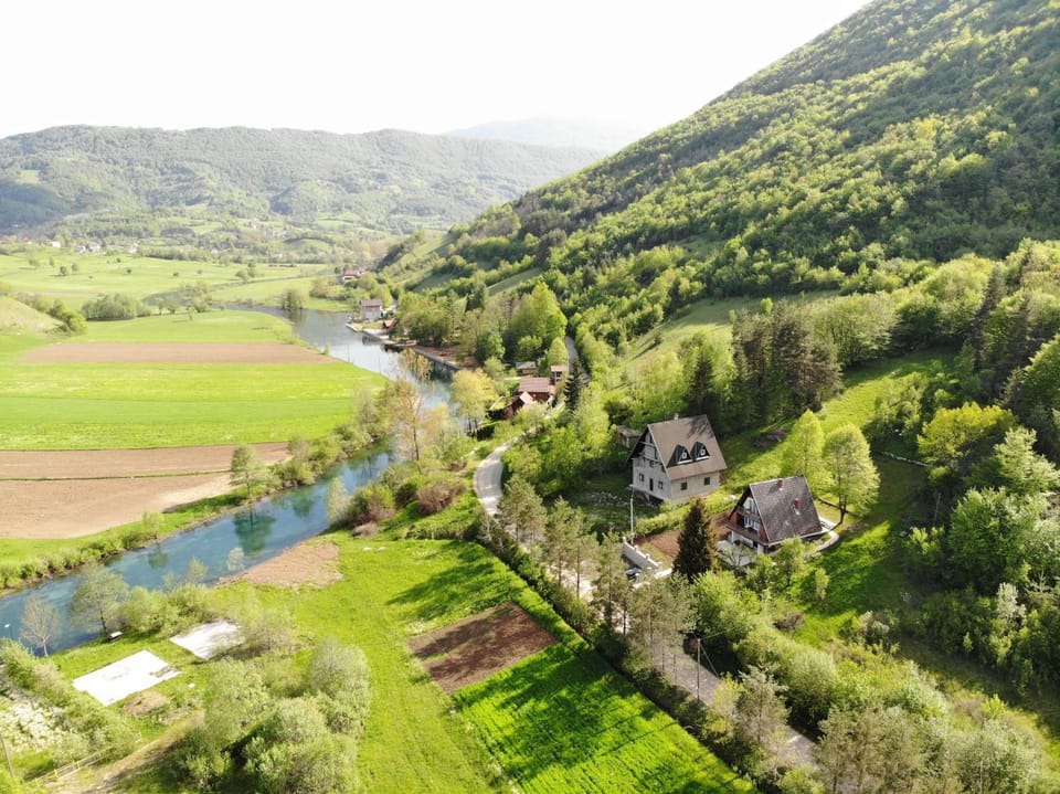 Natural landscape, Bird's eye view, Garden view