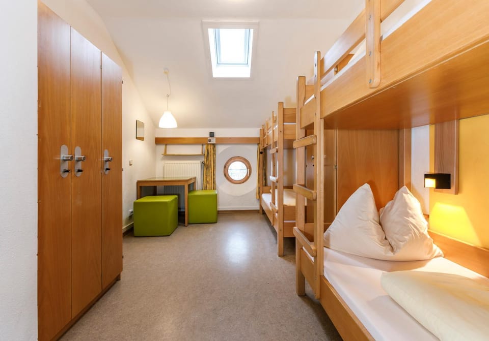 Photo of the whole room, bunk bed