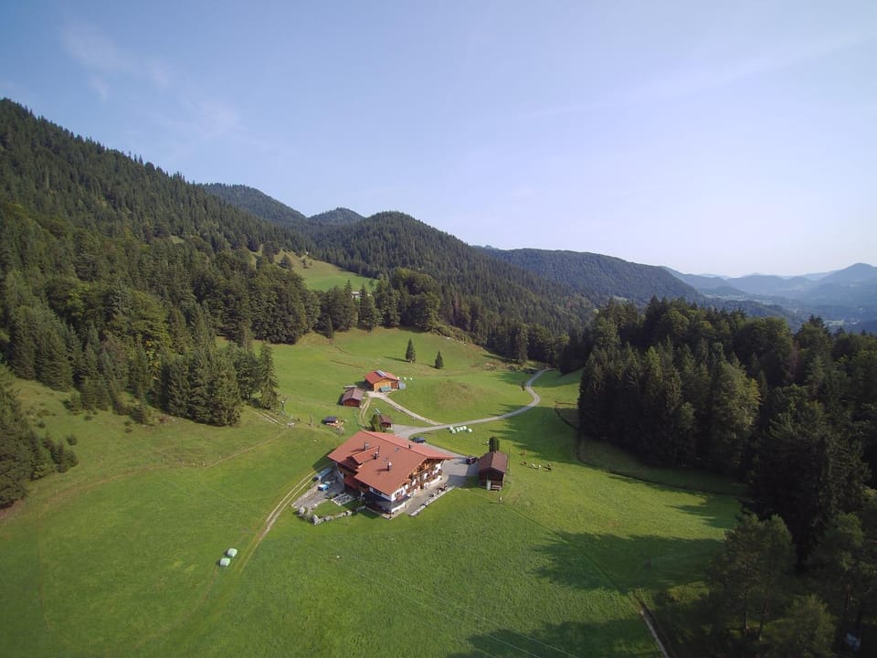 Day, Natural landscape, Bird's eye view, Mountain view