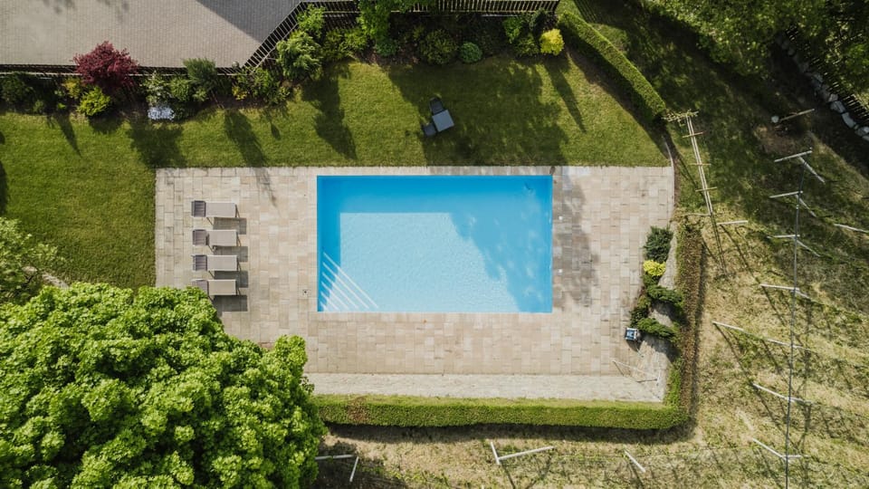 Day, Bird's eye view, Garden, Garden view, Pool view, Swimming pool, sunbed