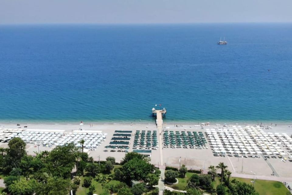Beach, Sea view, sunbed