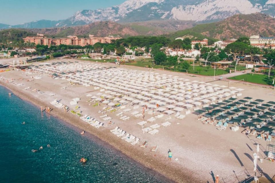 Bird's eye view, Beach, Sea view, sunbed