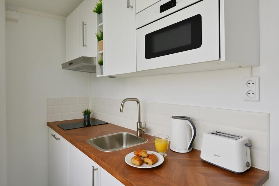 Kitchen or kitchenette, Food, minibar, pet friendly, stove