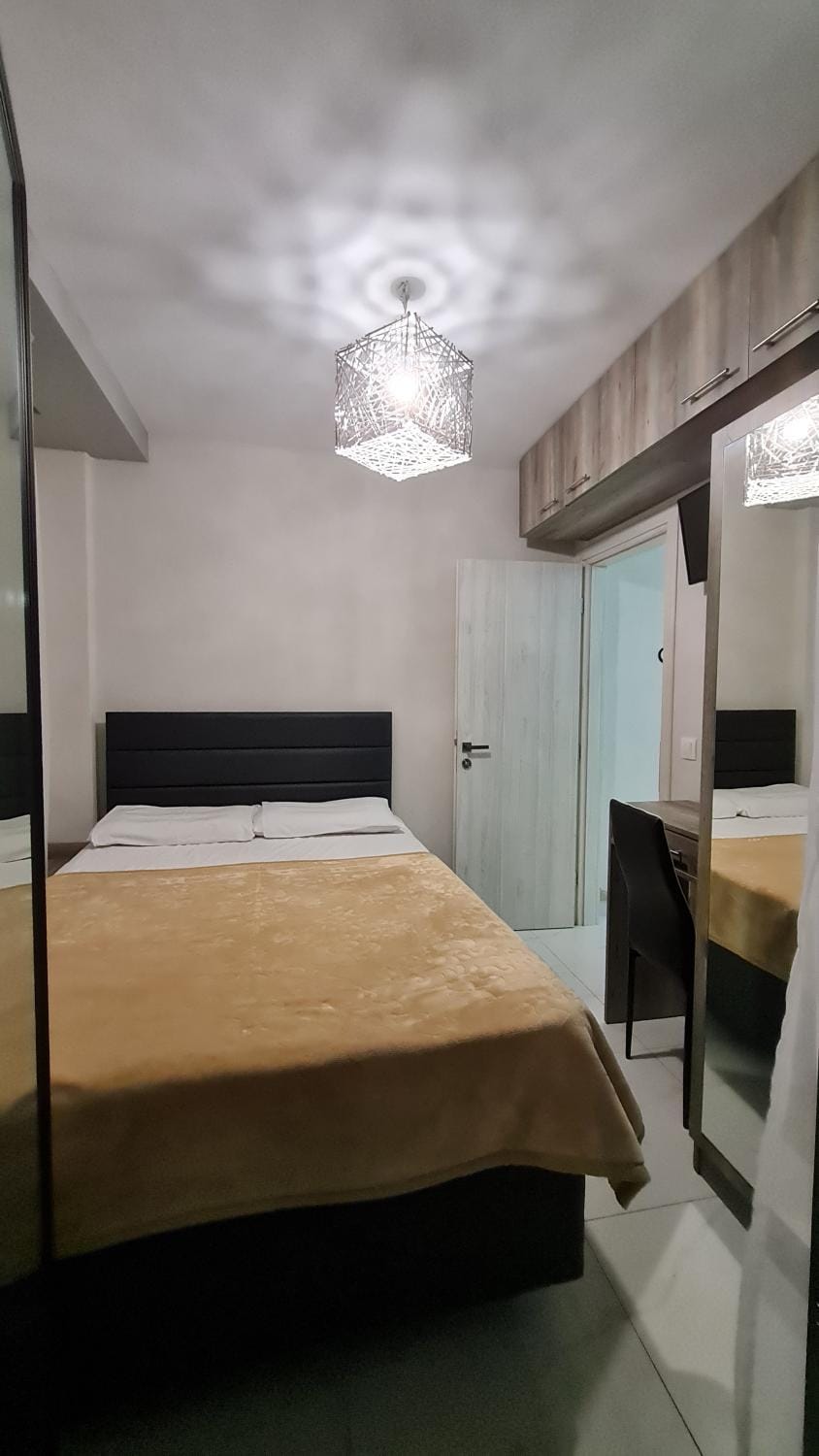 Bed, Photo of the whole room, Bedroom, wardrobe