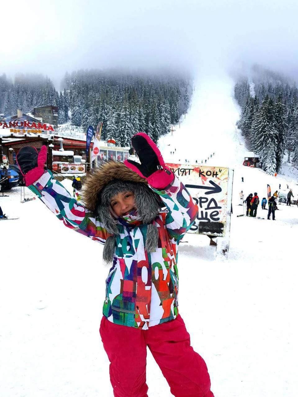 Ski School, Skiing, young children, Family