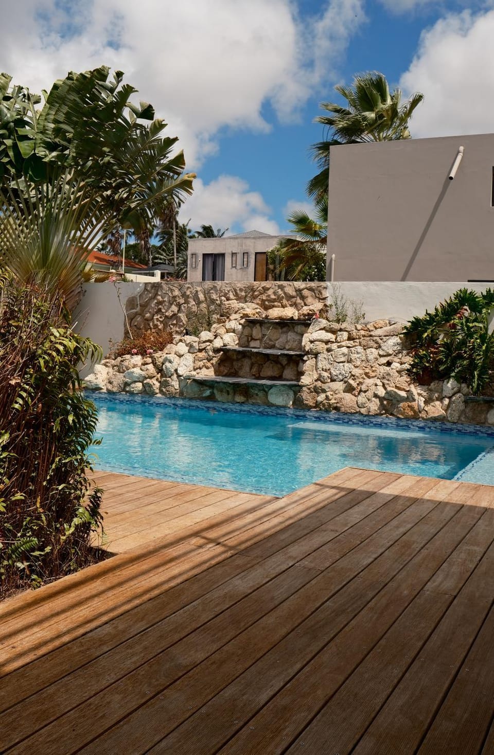 Pool view, sunbed